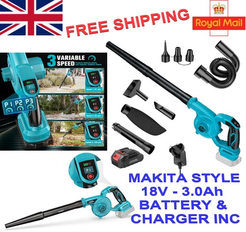 Cordless leaf blower - blower, with