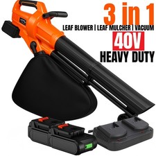Cordless Leaf Blower 40V 3in1